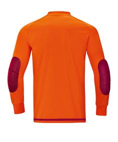 Rückansicht von JAKO Striker 2.0 Torwarttrikot Kids Khaki Fußballtrikot Kinder Orange