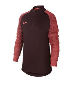 Nike Dri-FIT Strike 1/4 Zip Drill Top Kids Funktionssweatshirt Kinder rot