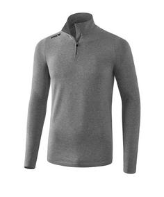 Erima Active Wear HalfZip Sweatshirt Laufshirt grau