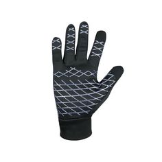 Rückansicht von JAKO Feldspielerhandschuh Funktion Fingerhandschuhe schwarzweiss
