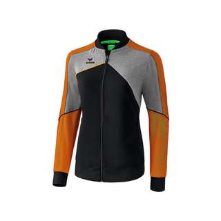 Erima Premium One 2.0 Präsi-Jacke Damen Trainingsjacke Damen orangegrauschwarz