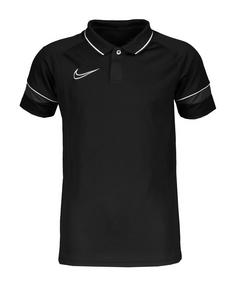 Nike Academy 21 Poloshirt Kids Poloshirt Kinder schwarzweissgrau