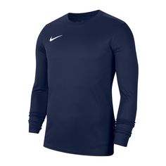Nike Park VII Trikot langarm Fußballtrikot Herren blau