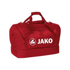 JAKO Sporttasche mit Bodenfach Senior Sporttasche rot
