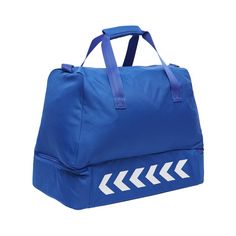 Rückansicht von hummel Core Football Bag Sporttasche Gr. L Sporttasche blauweiss