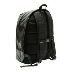 Rückansicht von hummel Urban Laptop Rucksack Backpack Sporttasche grau