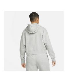 Rückansicht von Nike Essential Core Hoody Damen Sweatshirt Damen grau