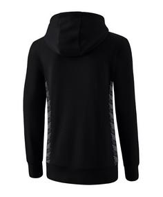 Rückansicht von Erima Team Essential Hoody Damen Funktionssweatshirt Damen schwarz