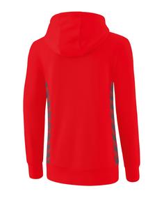 Rückansicht von Erima Team Essential Hoody Damen Funktionssweatshirt Damen rot