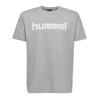 hummel HMLGO COTTON LOGO T-SHIRT S/S T-Shirt Herren GREY MELANGE