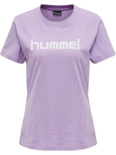hummel HMLGO COTTON LOGO T-SHIRT WOMAN S/S Funktionsshirt Damen SPORTS YELLOW