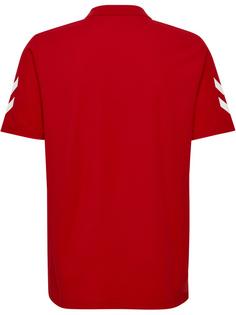 Rückansicht von hummel HMLGO KIDS COTTON POLO T-Shirt Kinder TRUE RED