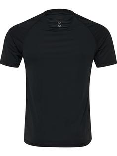 Rückansicht von hummel HML FIRST PERFORMANCE JERSEY S/S T-Shirt Herren BLACK