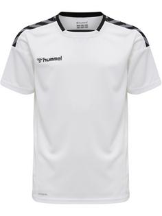 hummel hmlAUTHENTIC KIDS POLY JERSEY S/S T-Shirt Kinder WHITE