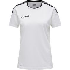hummel hmlAUTHENTIC POLY JERSEY WOMAN S/S Funktionsshirt Damen WHITE