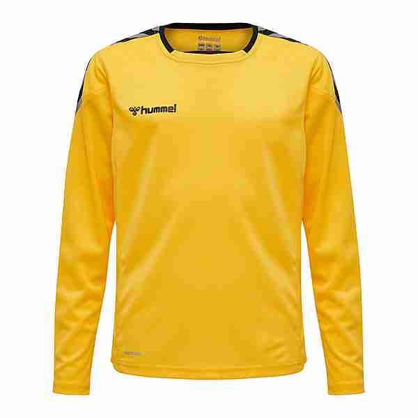 hummel hmlAUTHENTIC KIDS POLY JERSEY L/S Funktionsshirt Kinder SPORTS YELLOW/BLACK