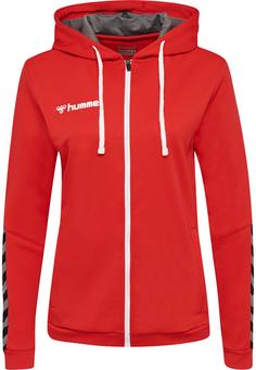 hummel hmlAUTHENTIC POLY ZIP HOODIE WOMAN Hoodie Damen TRUE RED