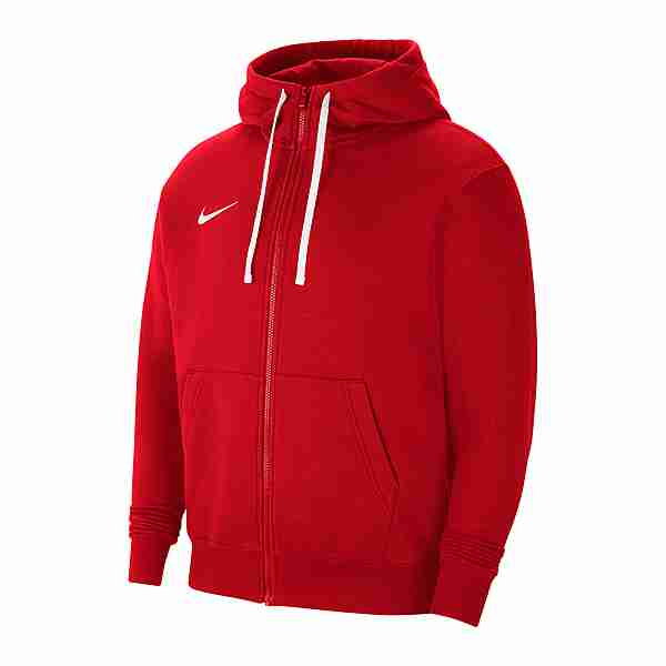 Nike Park 20 Fleece Kapuzenjacke Trainingsjacke Herren rotweiss