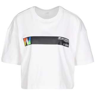 NEW BALANCE Sport Style Optiks Short T-Shirt Damen weiß