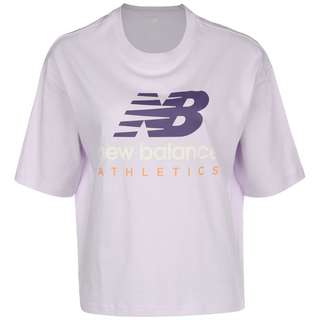 NEW BALANCE Athletics Amplified T-Shirt Damen weiß / blau