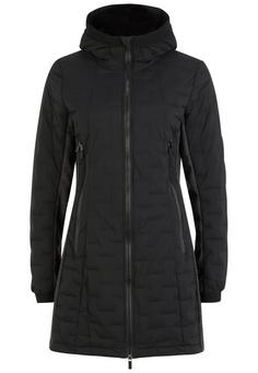 RH+ 5 Elements Hybrid 3/4 Hoody Parka Damen black-dark grey melange