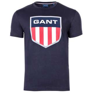 GANT T-Shirt T-Shirt Herren Blau