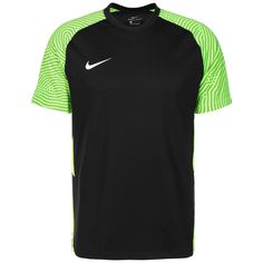 Nike Strike II Fußballtrikot Herren schwarz / neongelb