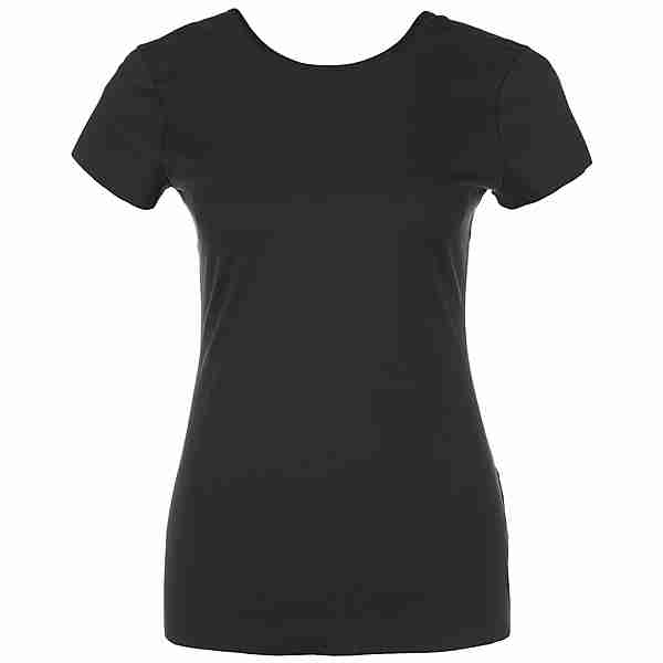 Nike Yoga Luxe Funktionsshirt Damen schwarz / dunkelgrau