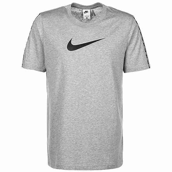 Nike Repeat T-Shirt Herren grau / schwarz