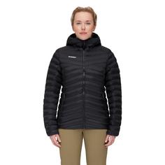 Rückansicht von Mammut Albula Hooded Kunstfaserjacke Damen black