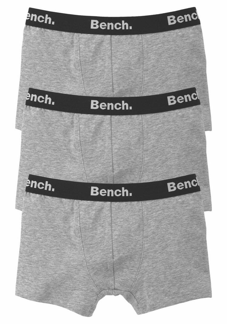 Bench Bench Boxer Unterhose Herren - grau-meliert - 3 | SportScheck