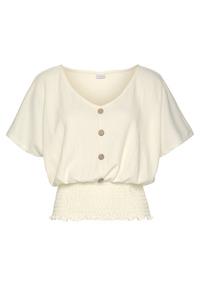 Lascana V-Shirt V-Shirt Damen - creme