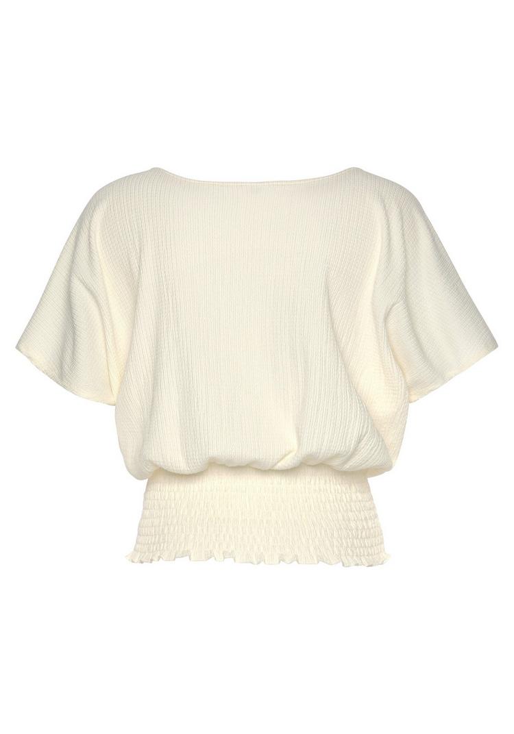 Lascana Lascana V-Shirt V-Shirt Damen - creme - 0 | SportScheck