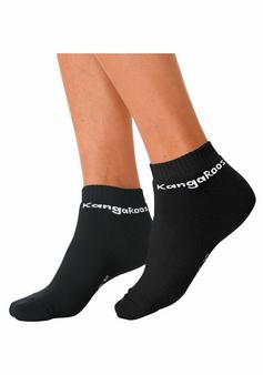 Rückansicht von KangaROOS Sneakersocken Freizeitsocken Damen schwarz