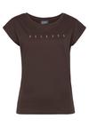 VENICE BEACH Kurzarmshirt T-Shirt Damen - dunkelbraun