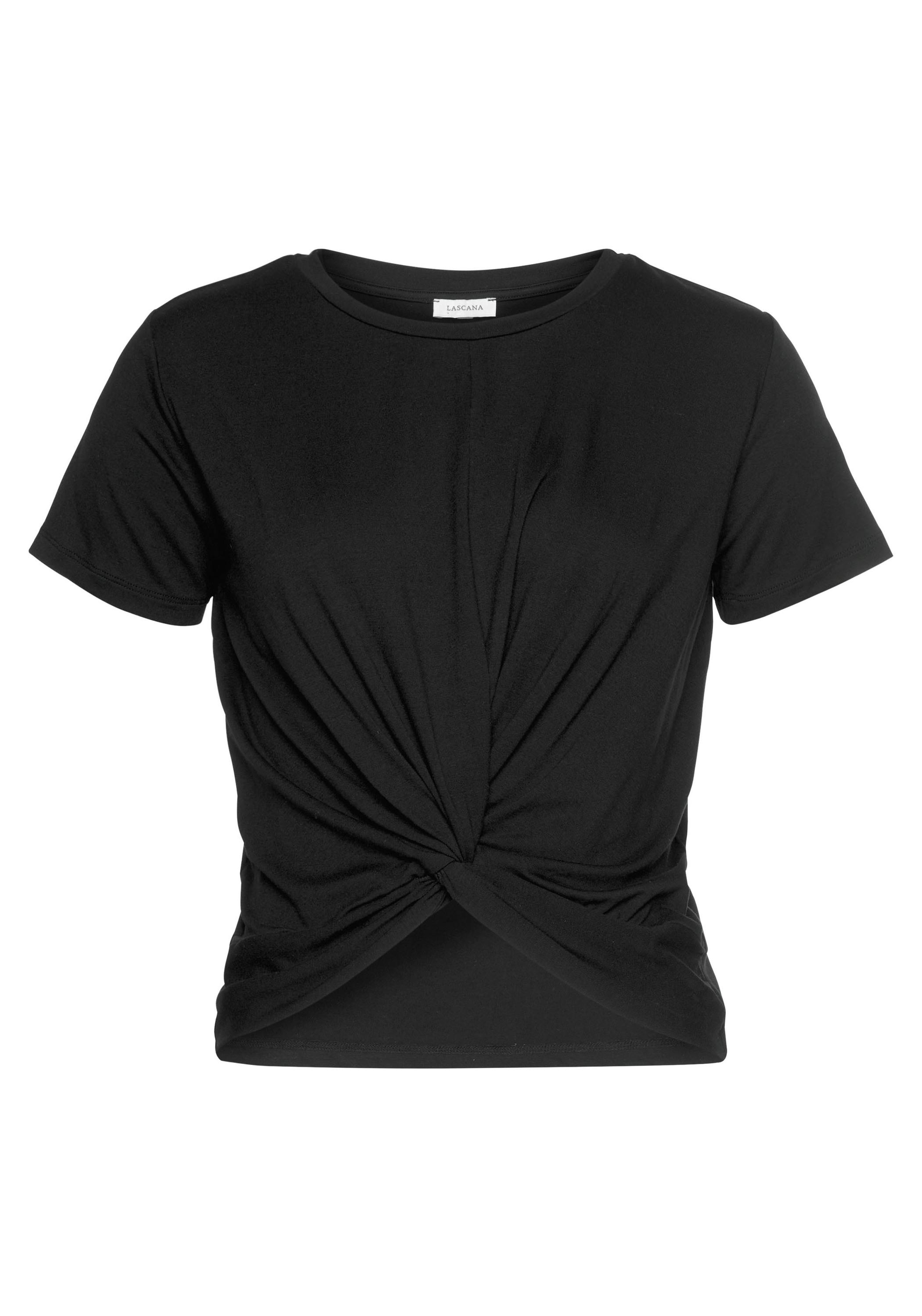 im Online Damen T-Shirt Shop SportScheck schwarz kaufen Lascana von