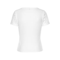 Lascana Kurzarmshirt T-Shirt Damen weiß