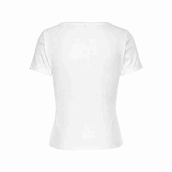 Lascana Kurzarmshirt T-Shirt Damen weiß