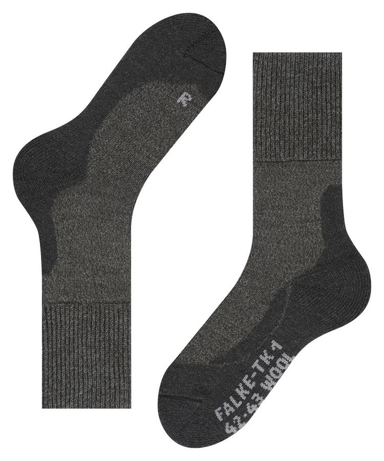 Falke Falke TK1 Adventure Wool Socken Herren - smog (3150) - 3 | SportScheck