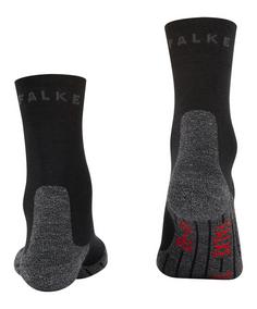 Rückansicht von Falke TK2 Explore Sensitive Wandersocken Herren black-mix