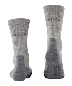 Rückansicht von Falke Merino TK2 EXPLORE Wandersocken Damen kitt mouline