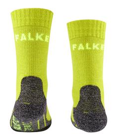 Rückansicht von Falke TK2 Wandersocken Kinder lime