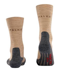 Rückansicht von Falke TK2 Wandersocken Damen nature melange