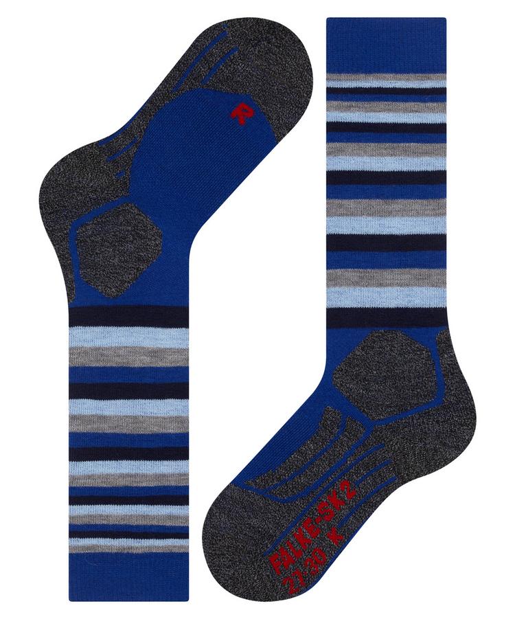 Falke Falke SK2 Intermediate Stripes Ski Socken Kinder - yve (6714) - 2 | SportScheck