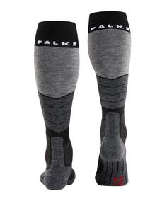 Rückansicht von Falke SK2 INTERMEDIATE Skisocken Damen schwarz