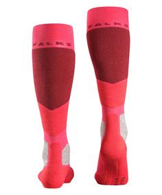 Rückansicht von Falke SK2 INTERMEDIATE Skisocken Damen rose