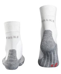 Rückansicht von Falke RU3 Laufsocken Damen weiß