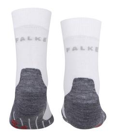 Rückansicht von Falke RU4 Laufsocken Kinder weiß