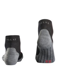 Rückansicht von Falke RU4 Short Laufsocken Damen schwarz