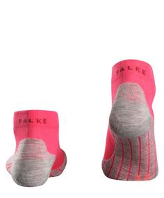 Rückansicht von Falke RU4 Short Laufsocken Damen rose